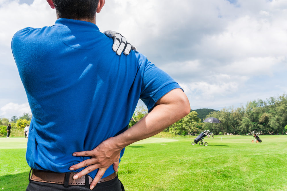 golf swing shoulder pain