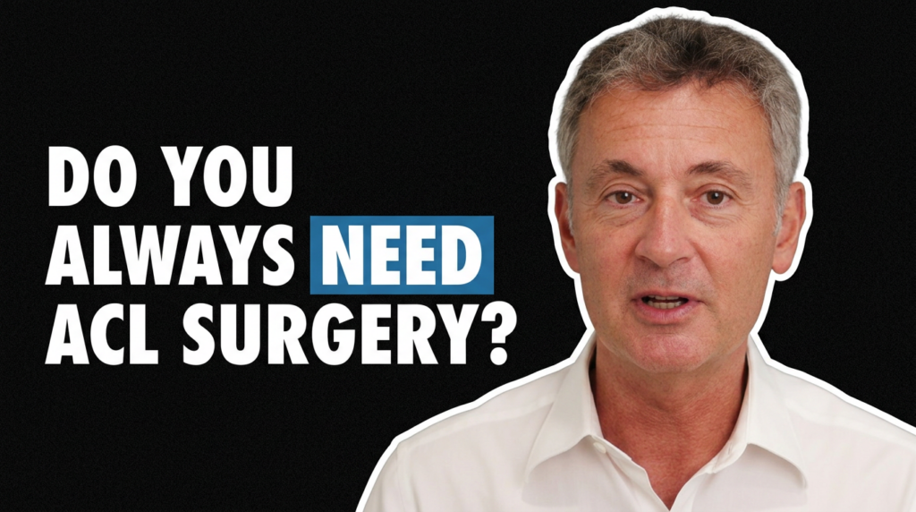 do you always need acl surgery?