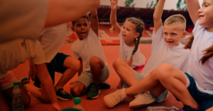 children sitting in a circle