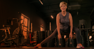 woman exercising
